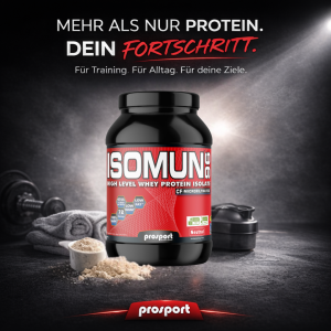 Prosport ISOMUN® 96 - CFM-CP Whey Isolat Laktose frei - 1800g Dose Neutral