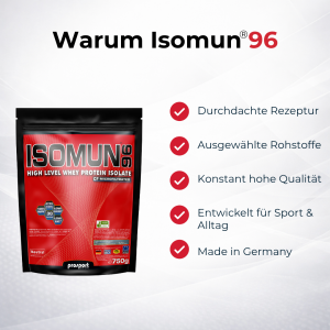 Prosport ISOMUN® 96 - CFM-CP Whey Isolat Laktose arm - 750g Beutel Neutral