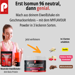 Prosport ISOMUN® 96 - CFM-CP Whey Isolat Laktose frei - 750g Beutel Neutral