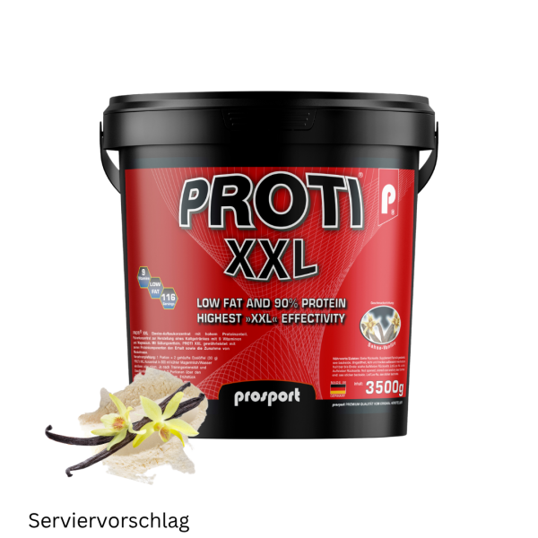 Prosport PROTI® XXL - 5 Komponenten Protein - 3500g Eimer Sahne-Vanille
