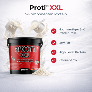 Prosport PROTI® XXL - 5 Komponenten Protein - 3500g Eimer Sahne-Vanille