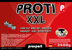 Prosport PROTI ® XXL Sahne-Vanille 3500g Eimer
