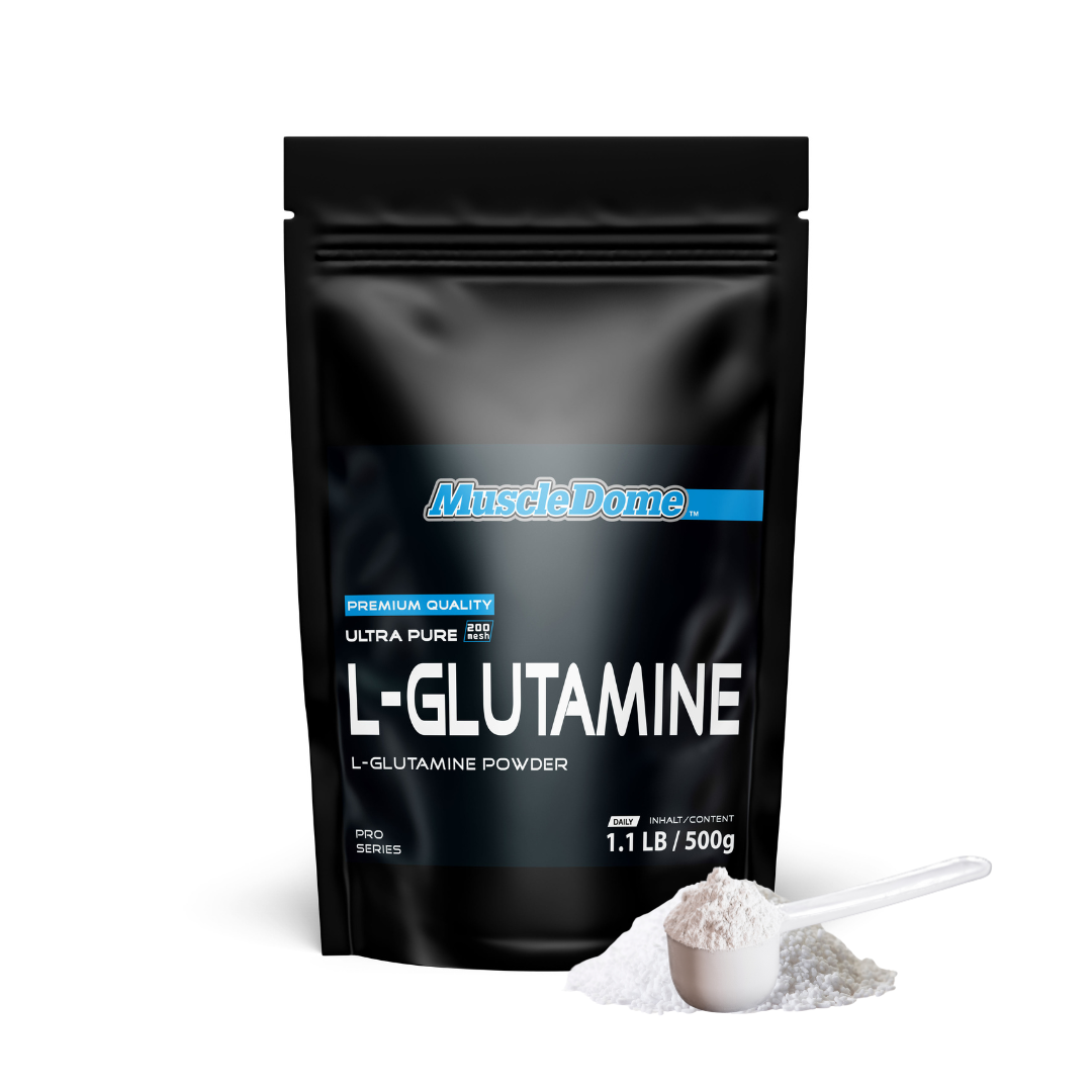 MuscleDome L-Glutamin Powder 500g Zipp-Beutel
