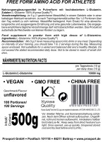 MuscleDome L-Glutamin Powder 500g Zipp-Beutel