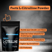MuscleDome L-Citrulline Powder 500g Zipp-Beutel